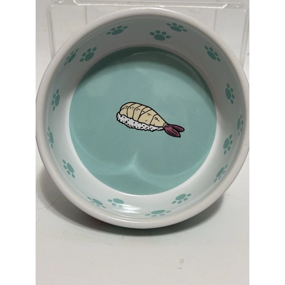 cat Bowl Sushi Theme- Ceramic